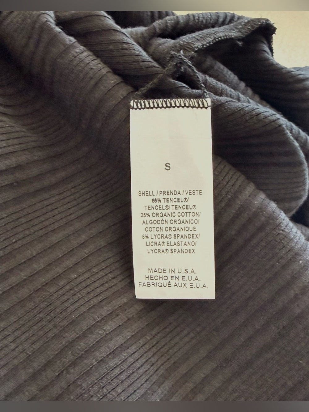 NWOT Vitamin A Ribbed Strapless Black Midi Dress w/ Built-in-Bra | Sold Out | S - Picture 8 of 8